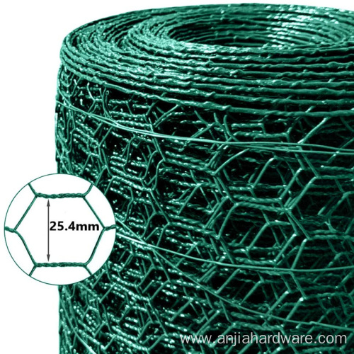 PVC Coated galvanized hexagonal wire mesh for Chicken